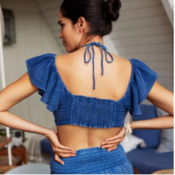 NWT! Anthropologie The Jerry Cinched Top sz M - Picture 2 of 5